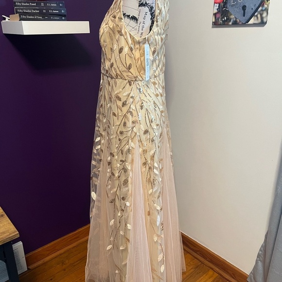 Ever Pretty Zoey Leaf Sequin Sleeveless A-Line Gown NWT - Picture 7 of 13